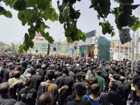 تصاویر/ مردم شهر بم در سوگ ابا عبدالله و یاران شهیدش