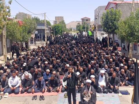 تصاویر/ اقامه نماز ظهر عاشورا در دندی