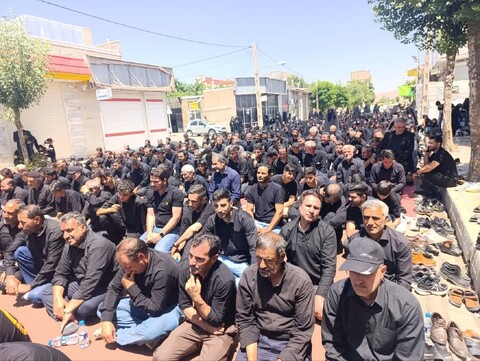 تصاویر/ اقامه نماز ظهر عاشورا در دندی