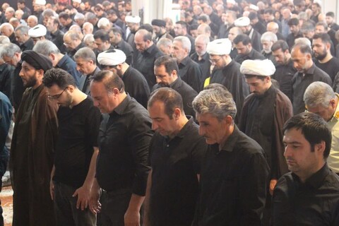 تصاویر / مراسم عزاداری هیئت بقیه الله الاعظم (عج) حوزه علمیه مرند