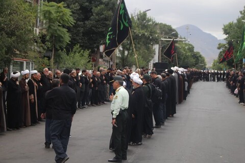 تصاویر / مراسم عزاداری هیئت بقیه الله الاعظم (عج) حوزه علمیه مرند