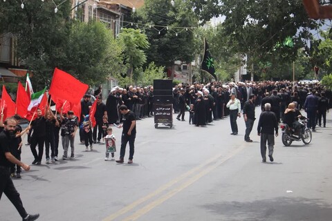 تصاویر / مراسم عزاداری هیئت بقیه الله الاعظم (عج) حوزه علمیه مرند