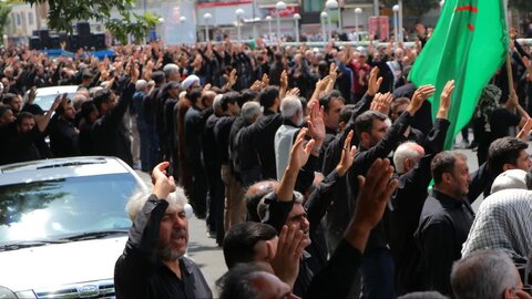 تصاویر/برگزاری آیین عزاداری عاشورای حسینی در ارومیه