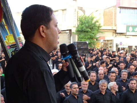 تصاویر/ عزاداران چهاربرج درعصر عاشورای حسینی