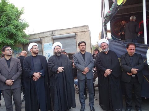 تصاویر/ عزاداران چهاربرج درعصر عاشورای حسینی