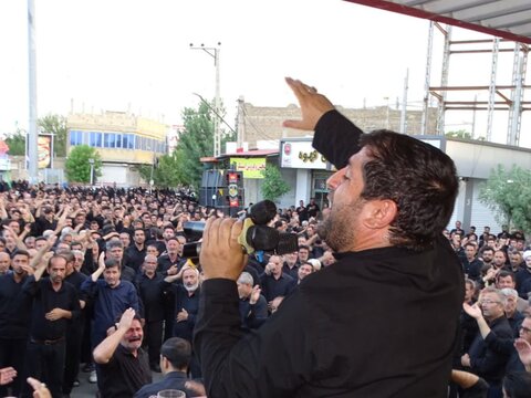 تصاویر/ عزاداران چهاربرج درعصر عاشورای حسینی