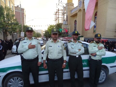 تصاویر/ عزاداران چهاربرج درعصر عاشورای حسینی