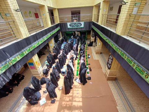 تصاویر/ عزاداری روز عاشورا در مدرسه علمیه زینب کبری (س) ارومیه