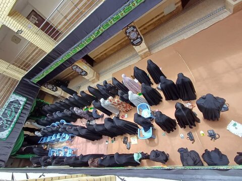 تصاویر/ عزاداری روز عاشورا در مدرسه علمیه زینب کبری (س) ارومیه