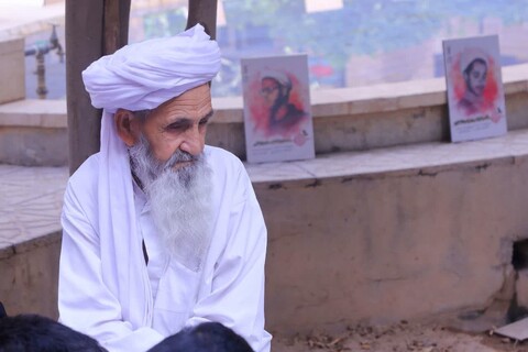 مراسم عزاداری اباعبدالله الحسین علیه السلام در روز دهم محرم در مدرسه علمیه شفیعیه