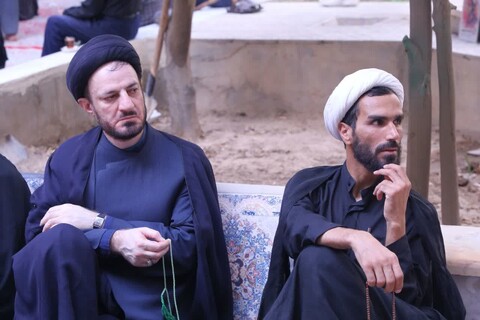 مراسم عزاداری اباعبدالله الحسین علیه السلام در روز دهم محرم در مدرسه علمیه شفیعیه