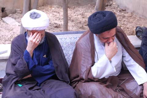 مراسم عزاداری اباعبدالله الحسین علیه السلام در روز دهم محرم در مدرسه علمیه شفیعیه