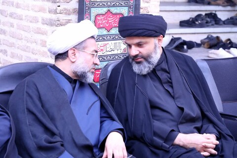 مراسم عزاداری اباعبدالله الحسین علیه السلام در روز دهم محرم در مدرسه علمیه شفیعیه