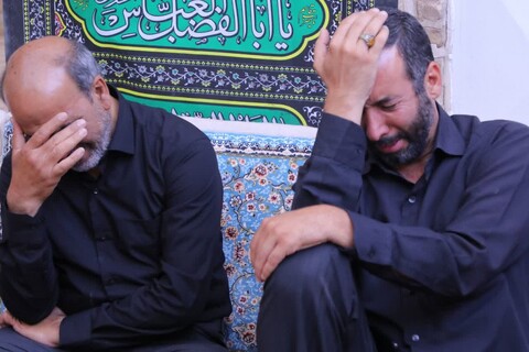 مراسم عزاداری اباعبدالله الحسین علیه السلام در روز دهم محرم در مدرسه علمیه شفیعیه