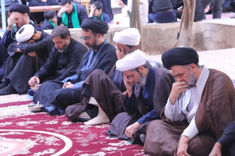 مراسم عزاداری اباعبدالله الحسین علیه السلام در روز دهم محرم در مدرسه علمیه شفیعیه