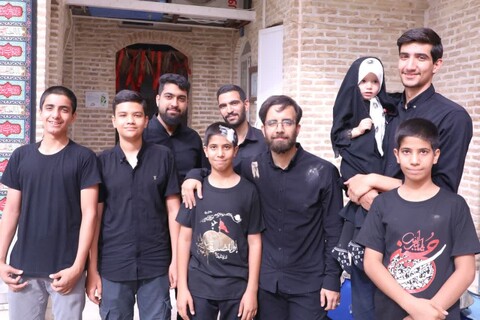 مراسم عزاداری اباعبدالله الحسین علیه السلام در روز دهم محرم در مدرسه علمیه شفیعیه