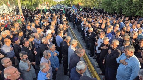 تصاویر/ اقامه عزای حسینی در شهرستان دهلران