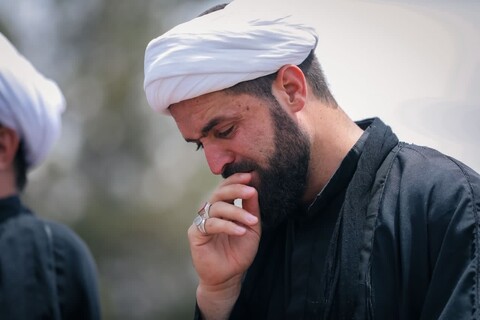 عزاداری روز عاشورا در جوار شهدای استان یزد