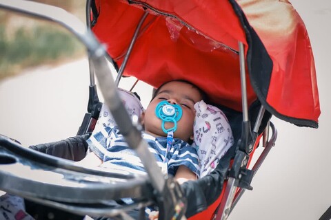 عزاداری روز عاشورا در جوار شهدای استان یزد