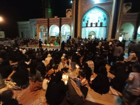 تصاویر/ مراسم شام غریبان در امامزاده علی صالح شهرستان مهران