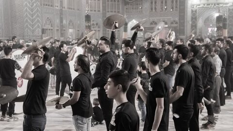 تصاویر/ عزاداری هیئتات مذهبی آران و بیدگل درشام عاشورای حسینی