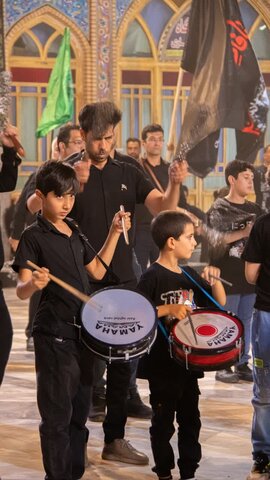 تصاویر/ عزاداری هیئتات مذهبی آران و بیدگل درشام عاشورای حسینی