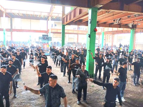 تصاویر/ عزاداری عاشورای مردم نرماشیر