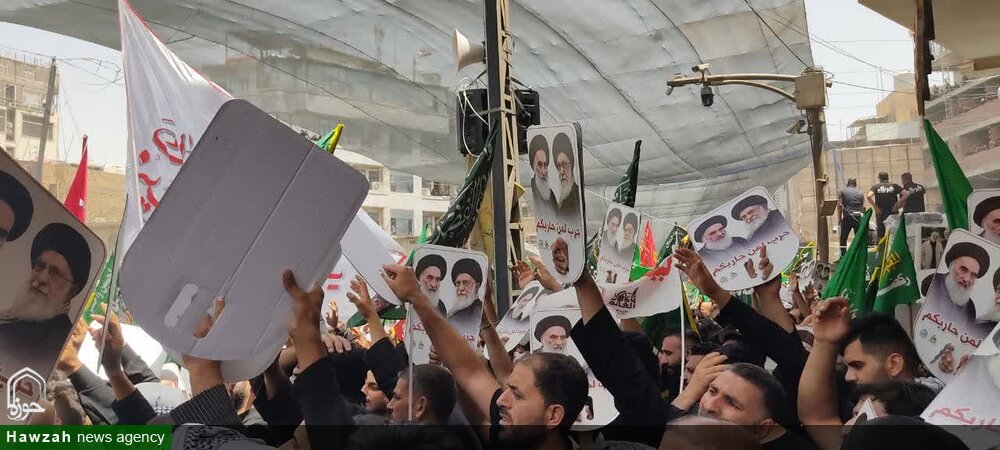 خروش عزاداران روز عاشورا در بین الحرمین+فیلم و عکس