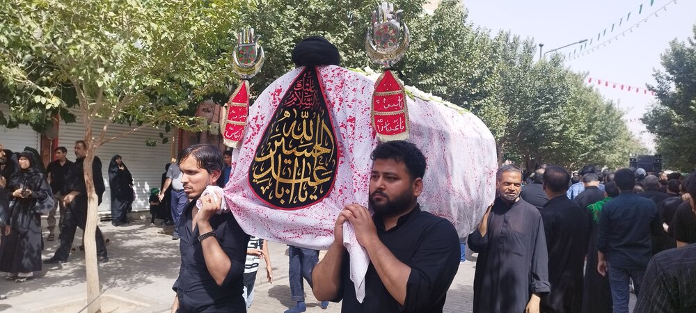 कुम अलमुकद्देसा में अशूरा के दिन भारतीय दीनी छात्रों ने जुलूस निकालकर वक्त के इमाम को पूरसा पेश किया