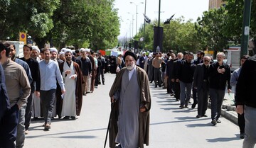 تجمع اعتراضی علمای همدان در حمایت از رهبر معظم انقلاب