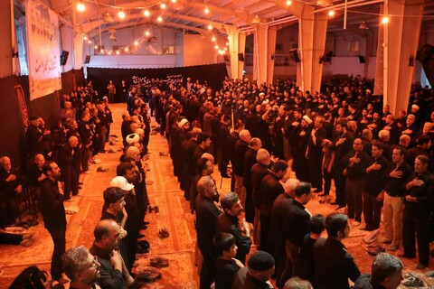 تصاویر/ شام غریبان شهادت آقا ابا عبد الله الحسین (ع) در مصلی مرند