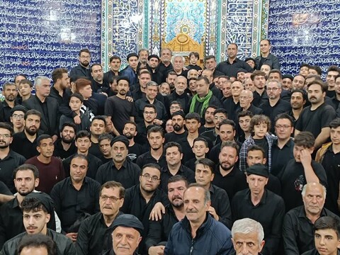 حضور رئیس جمهور در آیین شام غریبان مسجد اوچدکان اردبیل