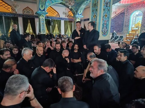 حضور رئیس جمهور در آیین شام غریبان مسجد اوچدکان اردبیل