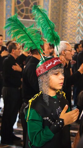 تصاویر/ سوگواره  شام غریبان هیئات مذهبی در حرم مطهرهلال بن علی(ع)