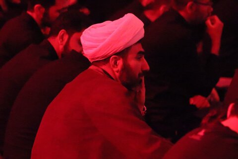 تصاویر/ مراسم عزاداری شام غریبان در مصلای امام خمینی (ره) ارومیه