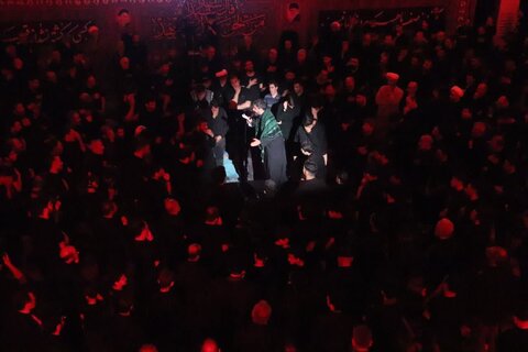 تصاویر/ مراسم عزاداری شام غریبان در مصلای امام خمینی (ره) ارومیه