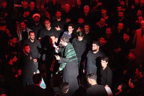 تصاویر/ مراسم عزاداری شام غریبان در مصلای امام خمینی (ره) ارومیه