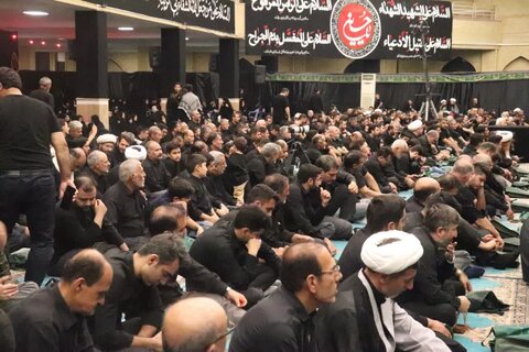 تصاویر/ مراسم عزاداری شام غریبان در مصلای امام خمینی (ره) ارومیه