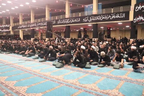 تصاویر/ مراسم عزاداری شام غریبان در مصلای امام خمینی (ره) ارومیه