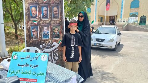 تصاویر/ایستگاه صلواتی به نیابت از شهدای اقتدار ملی در ساوه