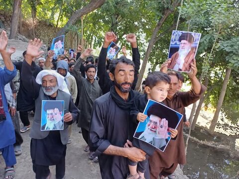 سکردو کے نواحی علاقے کواردو میں یومِ عاشوراء کا جلوس