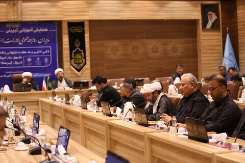 تصاویر| نشست مدیران روابط عمومی ادارات فارس در خصوص بازخوانی حقوق بشر آمریکایی و جنگ 12 روزه