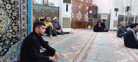 تصاویر/ آئین عزاداری امام حسین(ع) در مدرسه علمیه امام خمینی(ره) کاشان