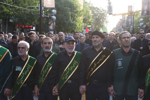 تصاویر/ نرسم عزاداری دسته زینبیه زنجان