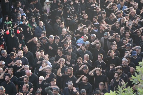 تصاویر/ نرسم عزاداری دسته زینبیه زنجان