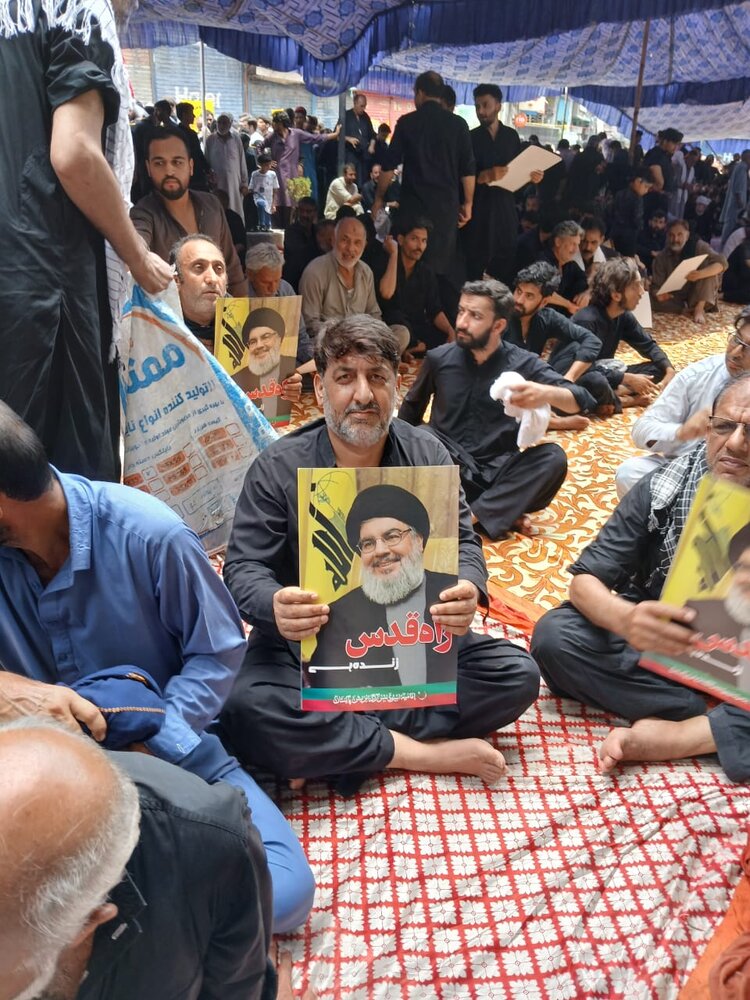حمایت گسترده عزاداران عاشورای کشمیر پاکستان از رهبر معظم انقلاب اسلامی
