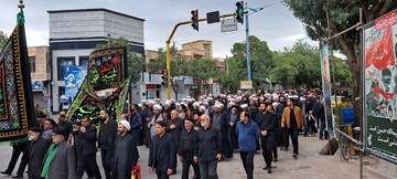 تصاویر/ عزاداری روحانیون و طلاب حوزه علمیه اردبیل
