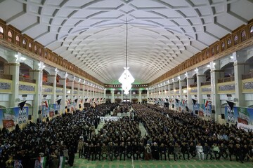 تصاویر/ آیین بزرگداشت ۶۱ شهید آذربایجان شرقی