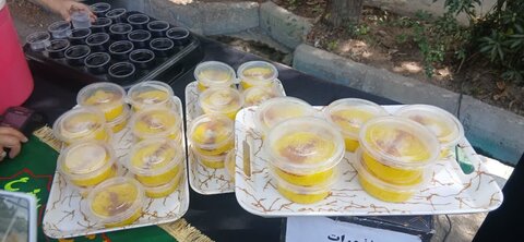 تصاویر/برگزاری ایستگاه صلواتی توسط مدرسه علمیه الهیه ساوه