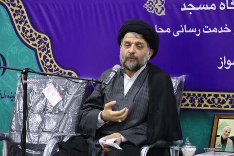 سخنرانی حجت الاسلام بلادیان، مدیر حوزه علمیه استان خوزستان